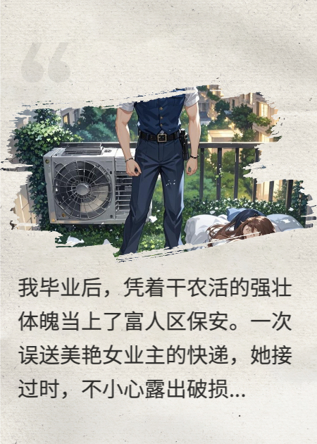 我在富人区当保安，被美艳高冷女业主强吻上怎么了