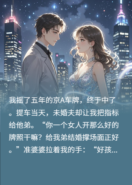 未婚夫让我把京A车牌给他弟，我转身嫁给路人甲