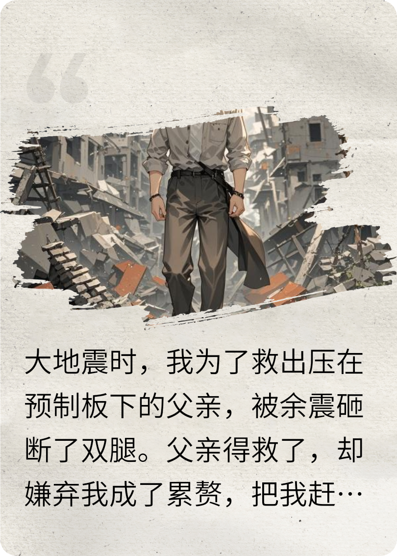 为救父我断了腿，他却嫌我累赘，重生后我冷眼旁观