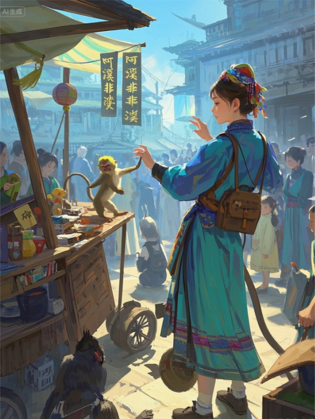 我在宫里当公主，在街边当阿溪