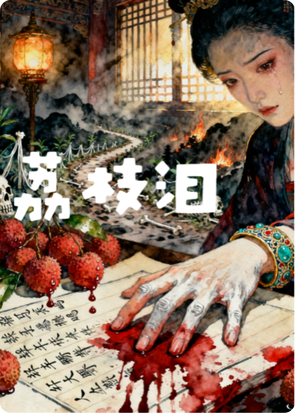 《荔枝泪》一粒红果妃子笑