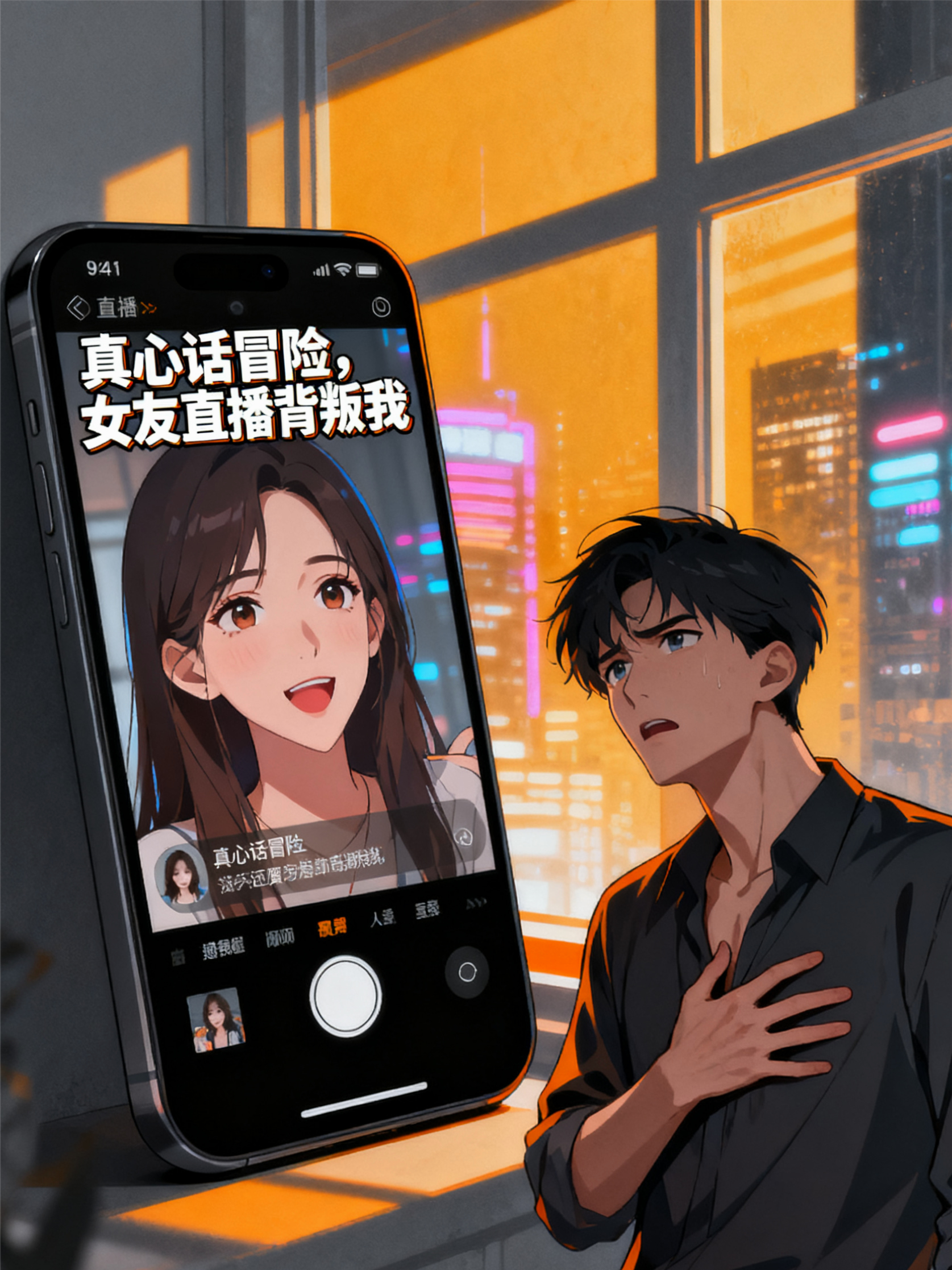 真心话冒险，女友直播背叛我