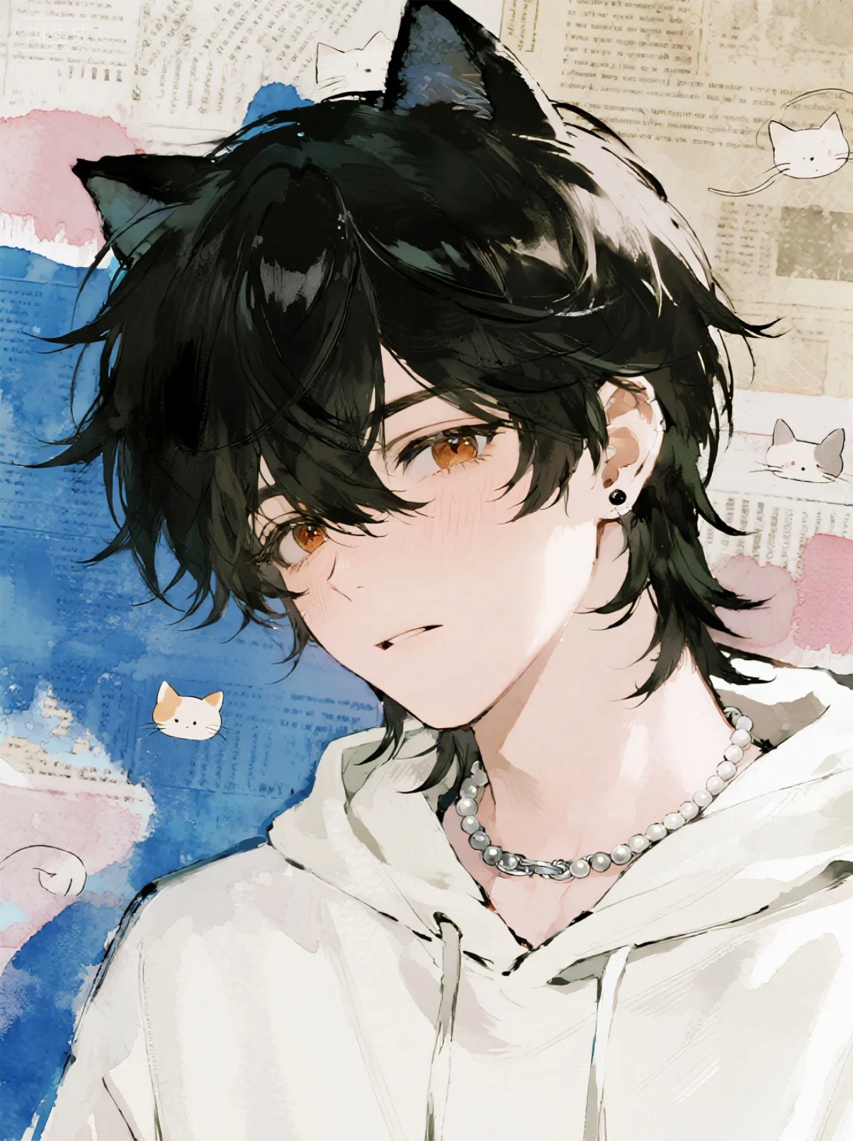 红豆生南国，我的猫咪是男模