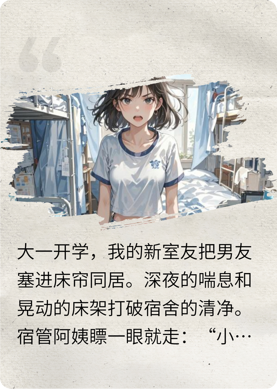 室友带男友住校