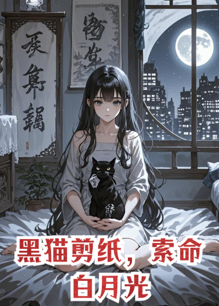 黑猫剪纸，索命白月光