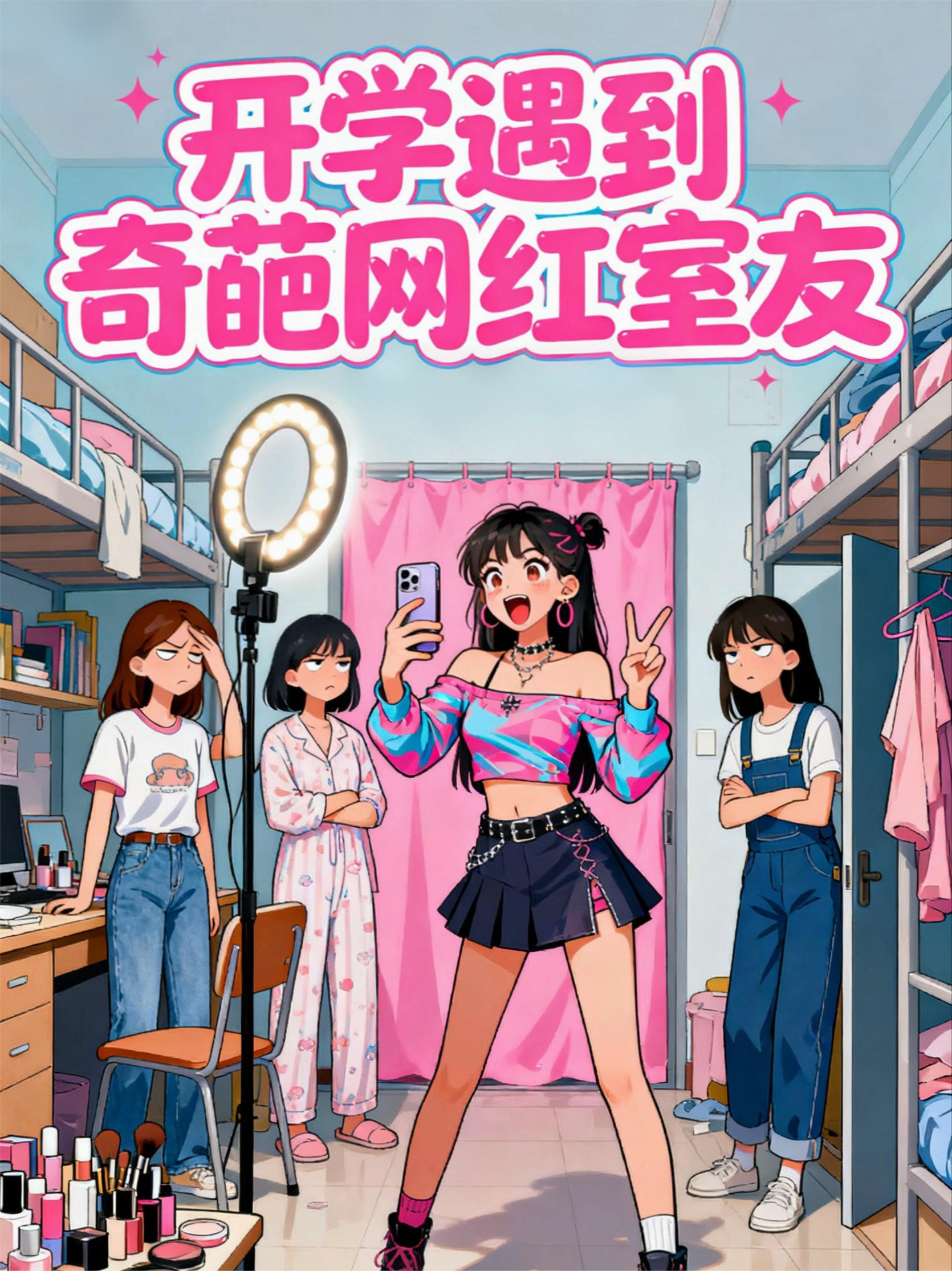 开学遇到奇葩网红室友，如何反击