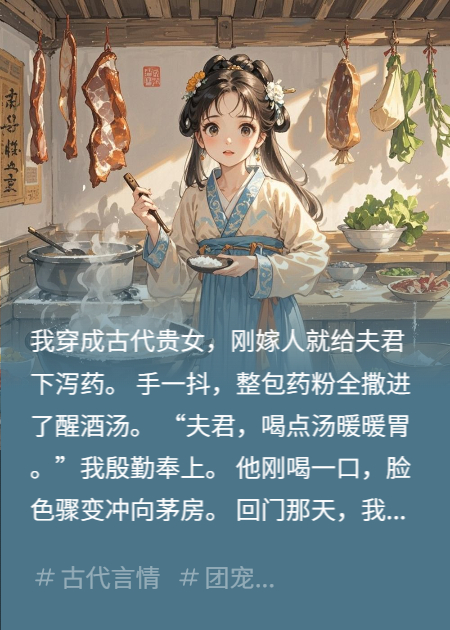 泻药变糖粉？全府边窜边夸我厨艺好