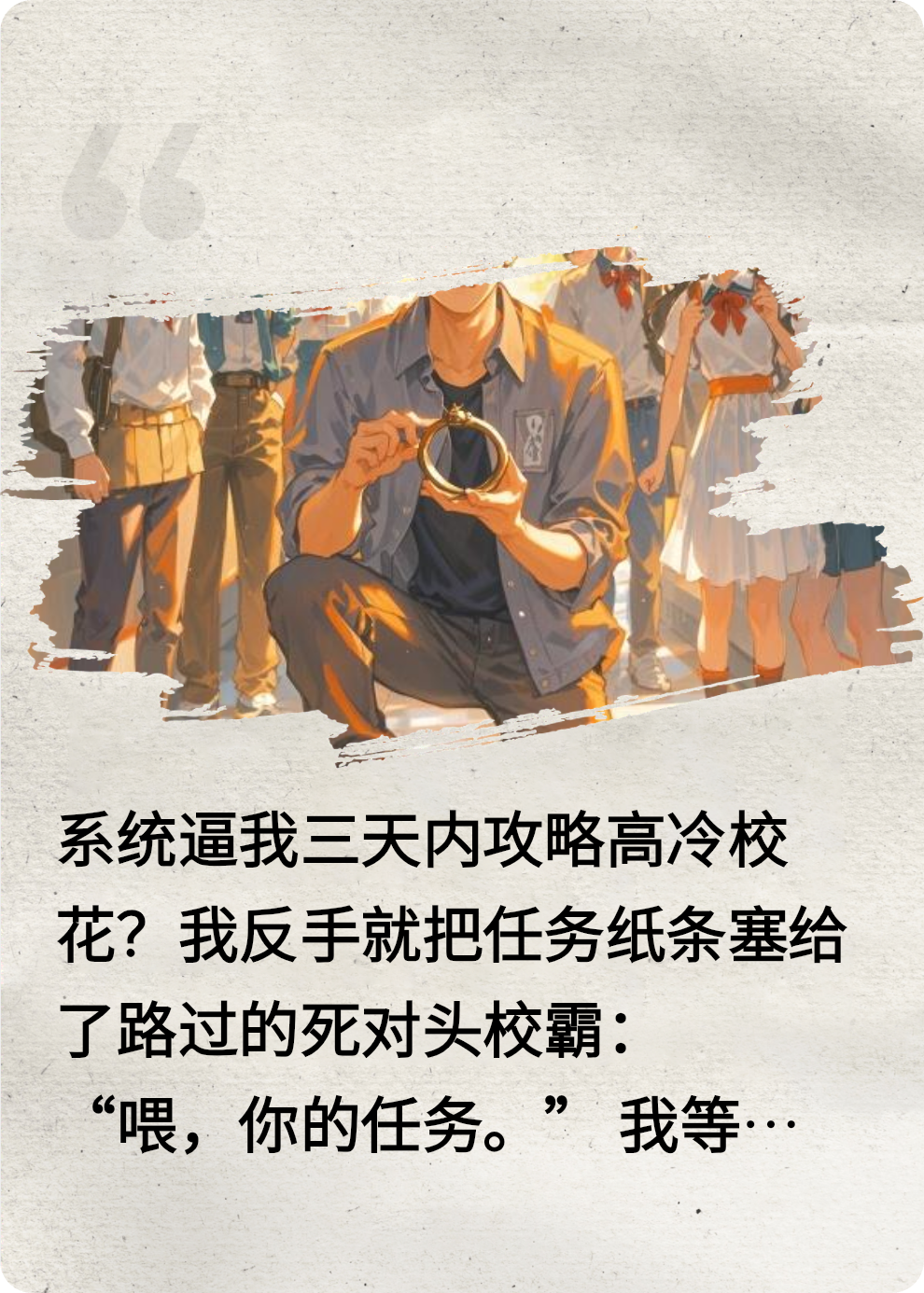 嘘，校霸他装的，明明暗恋我十年