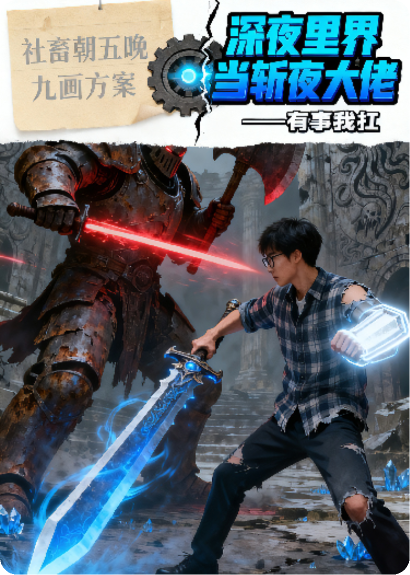 社畜朝五晚九画方案，深夜里界当斩夜大佬——有事我扛