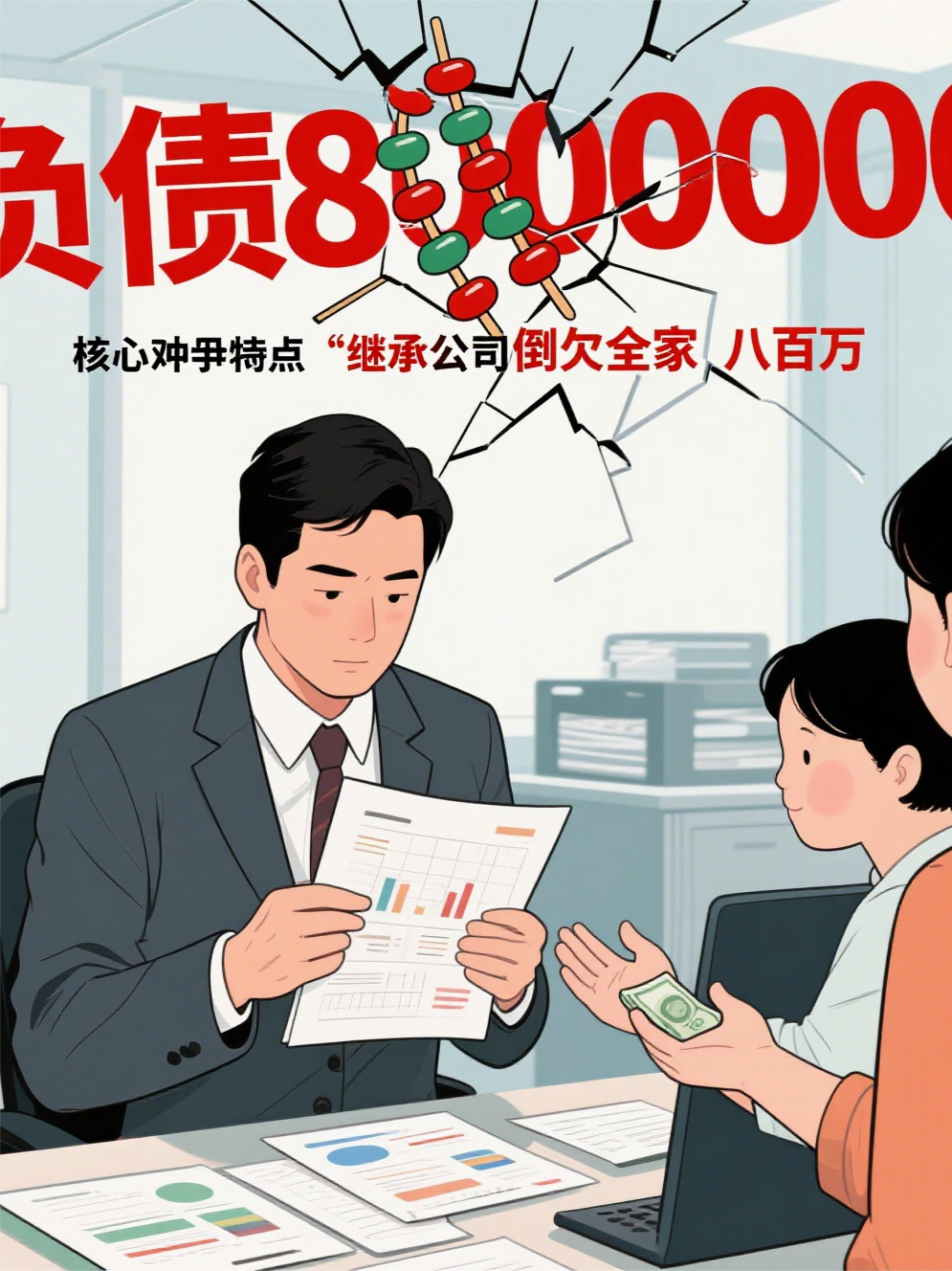 继承公司后，我竟倒欠全家八百万？！
