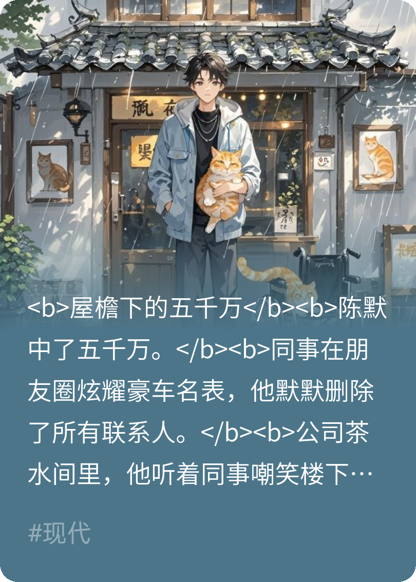 屋檐下的五千万