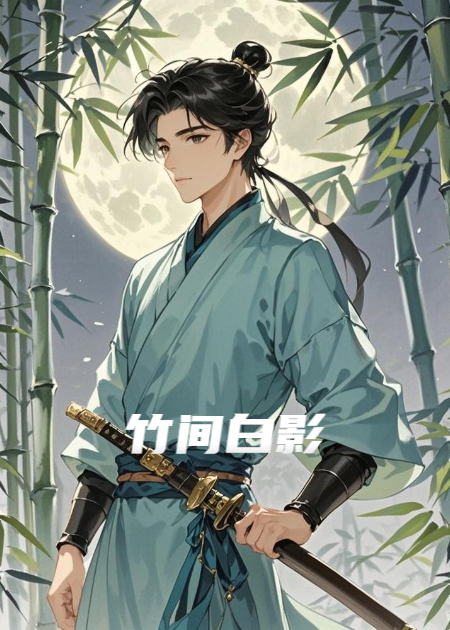 竹间白影