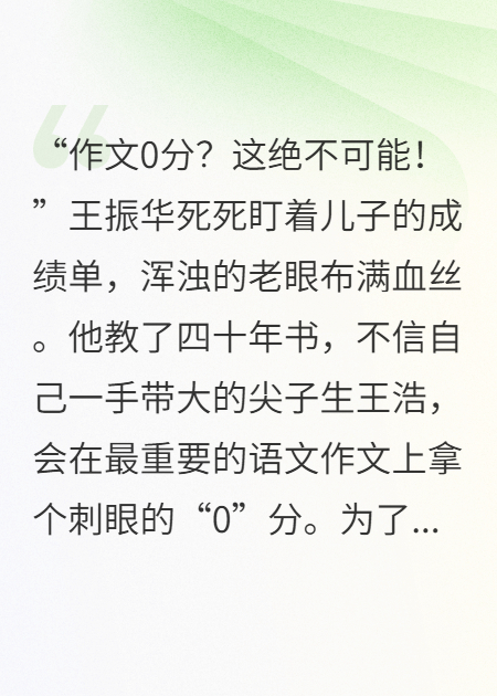 高考作文0分？全家砸锅卖铁追寻真相