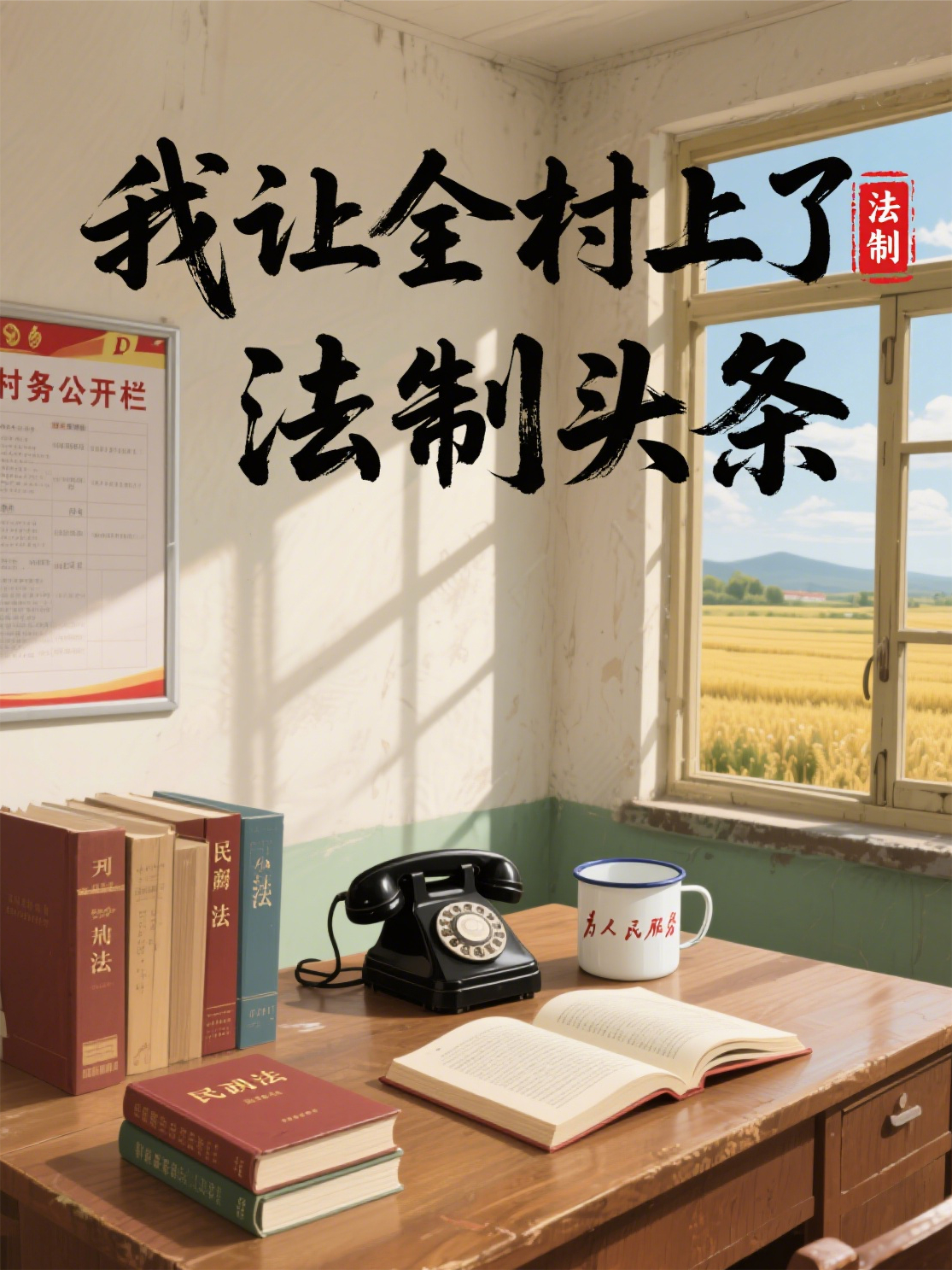 我让全村上了法制头条