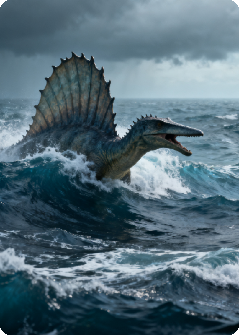 帆影狂涛：棘龙萨尔的白垩纪史诗