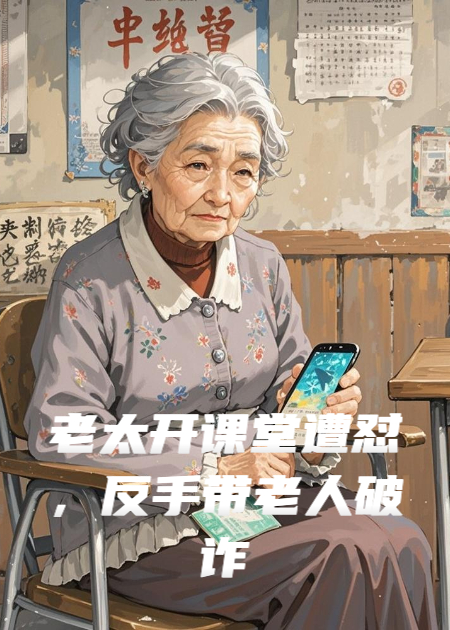 老太开课堂遭怼，反手带老人破诈骗火全城