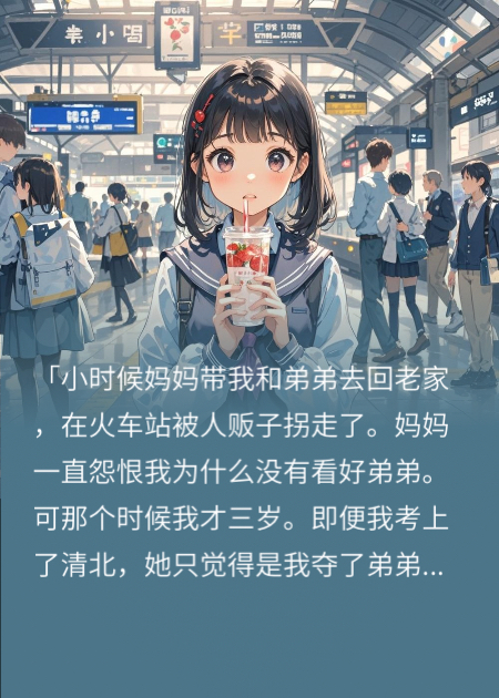 弟弟被拐卖后，妈妈恨了我一辈子