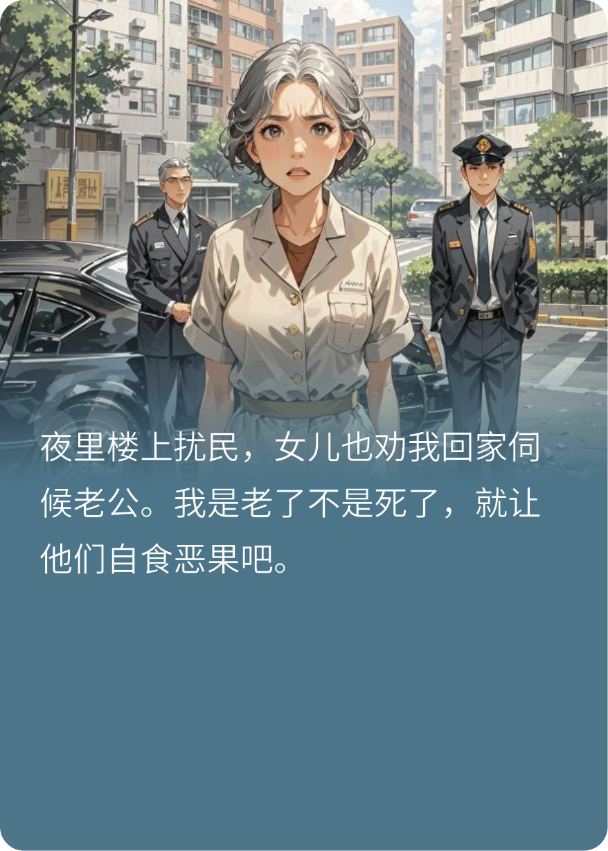 楼上的声音终于消失了