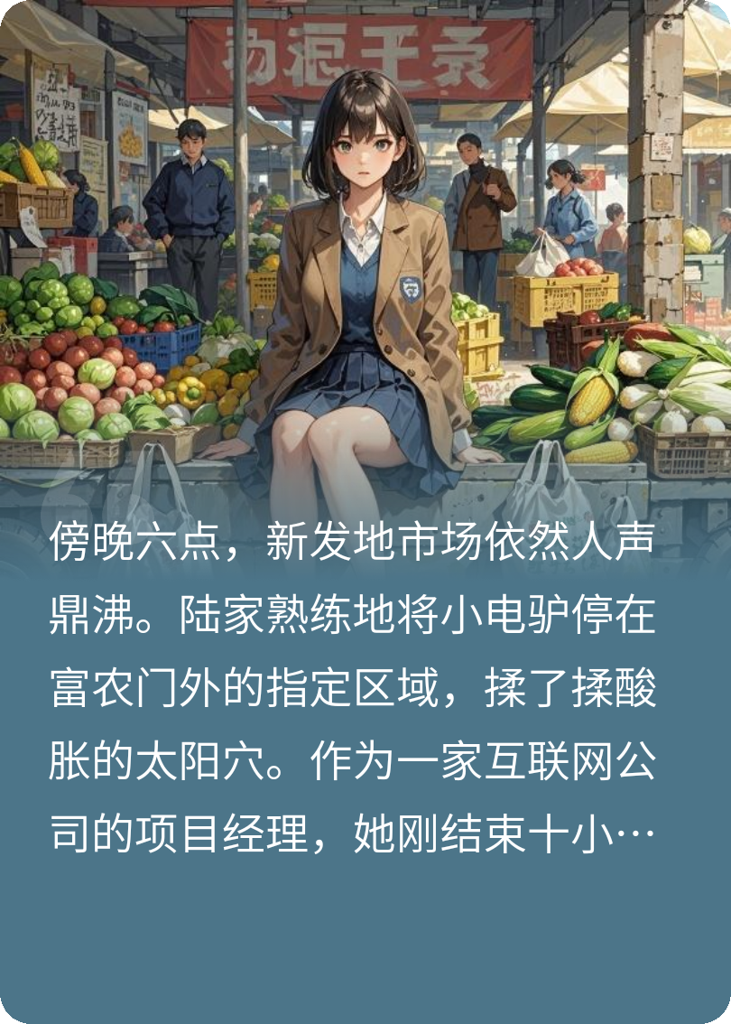 月光下的拾荒者