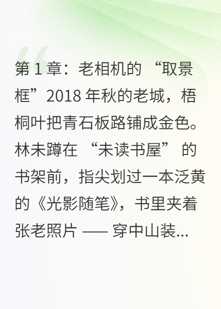 旧相机与未寄的明信片
