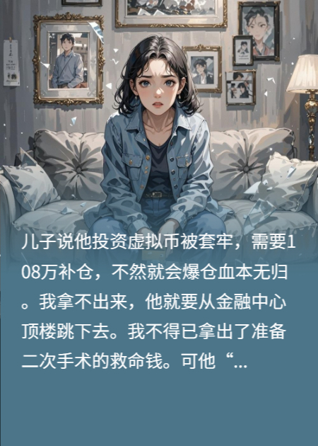 我拿救命钱给儿子补仓，他转头带小三去海外度假