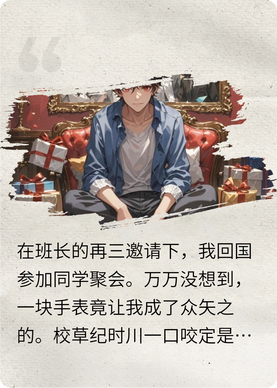 同学聚会被校草污蔑成小偷后，我杀疯了
