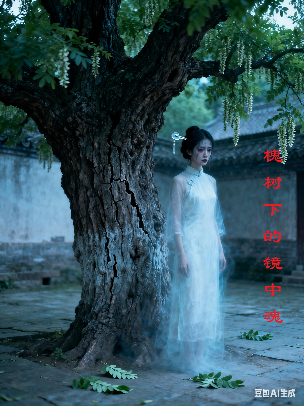 槐树下的镜中魂