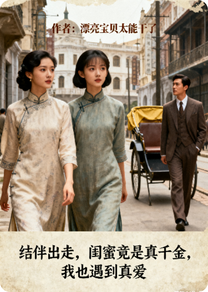结伴离家出走，闺蜜竟是真千金，我也遇到真爱