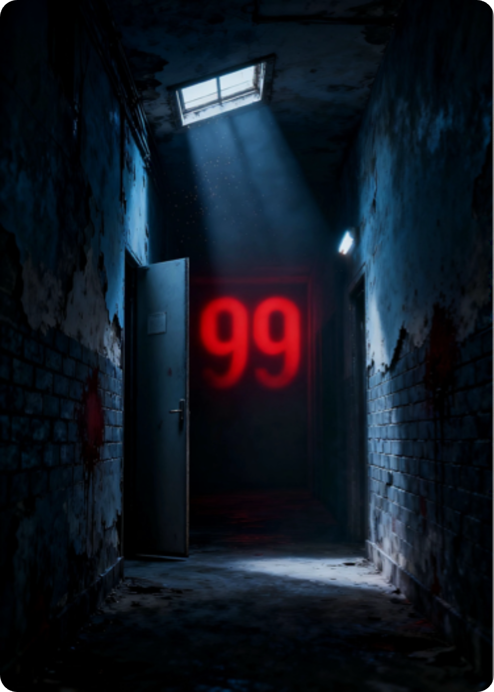 楼道里的血红数字倒计时