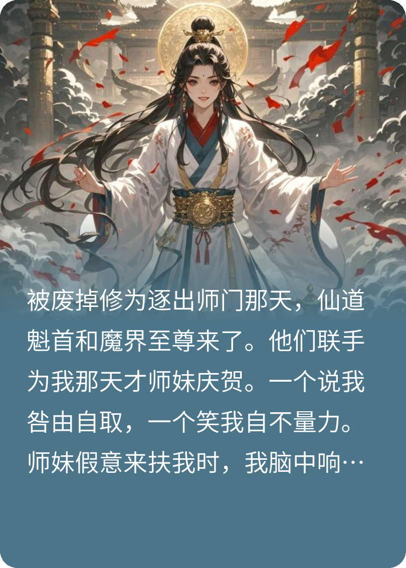 他们夺我妖丹送师妹，我转身堕魔灭了全宗