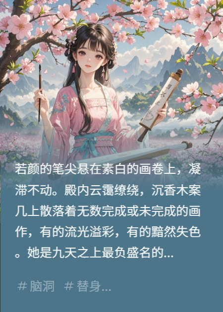 她既是画仙，也是凡人