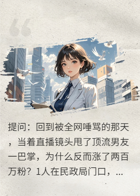 一巴掌扇出两百万粉逆袭