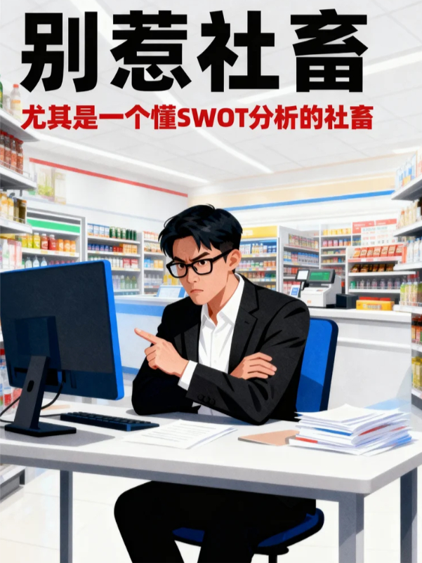 别惹社畜，尤其是在一个懂SWTO分析的社畜