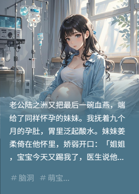我怀孕九月，听见腹中女儿和死对头妹妹的胎儿在雌竞。