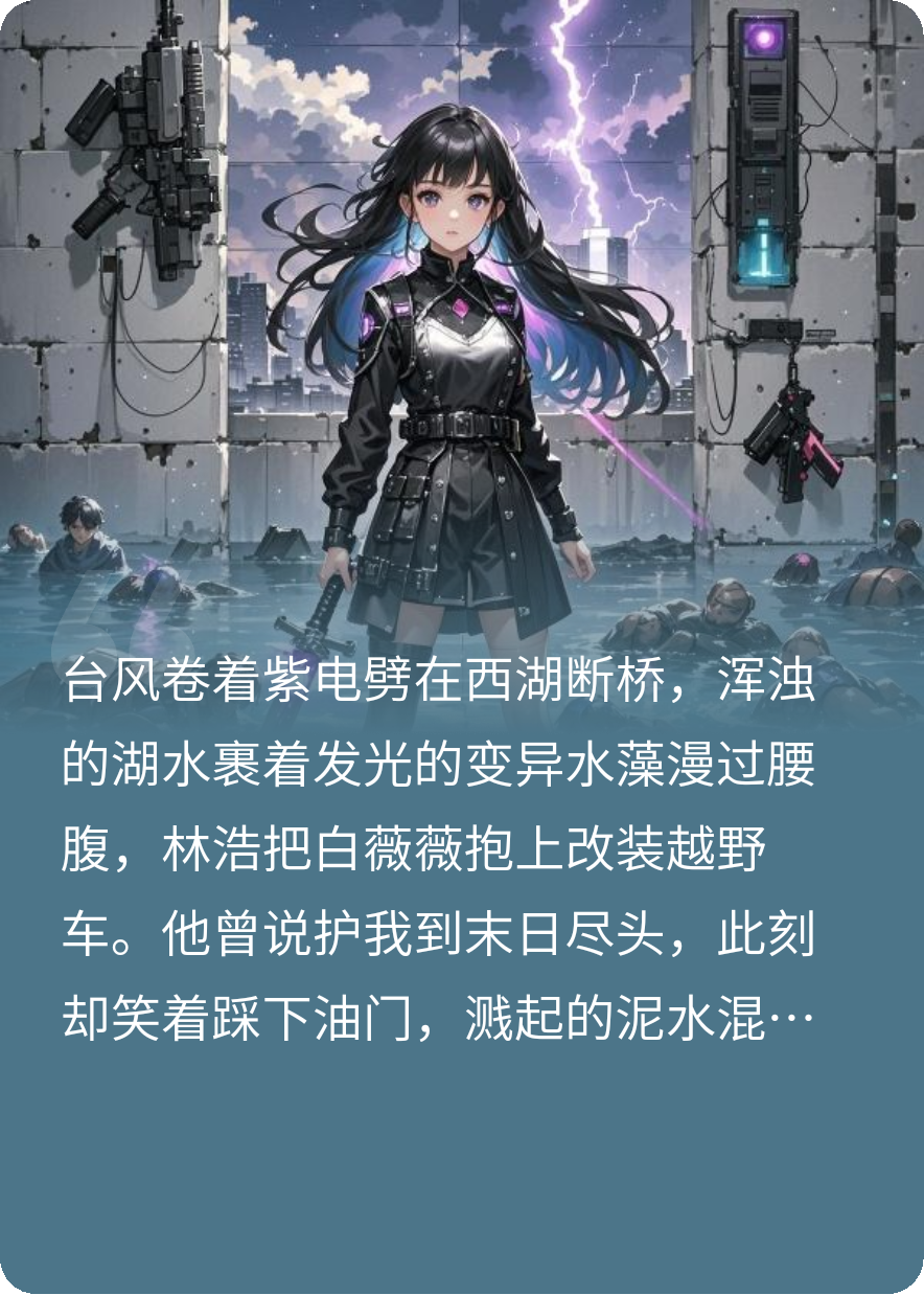 紫电台风淹西湖，他用星核盾护我，渣男被变异水藻缠哭