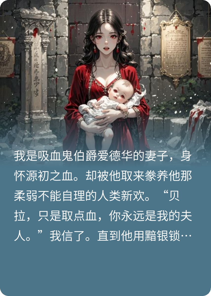 吸血鬼王用我的血豢养新欢后，他家族倾覆