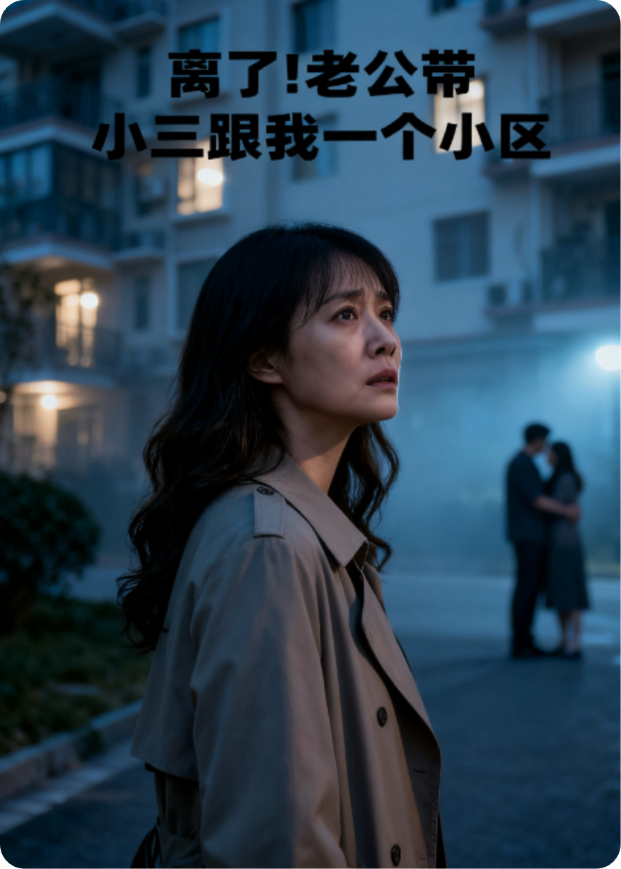 离了!老公带小三跟我一个小区