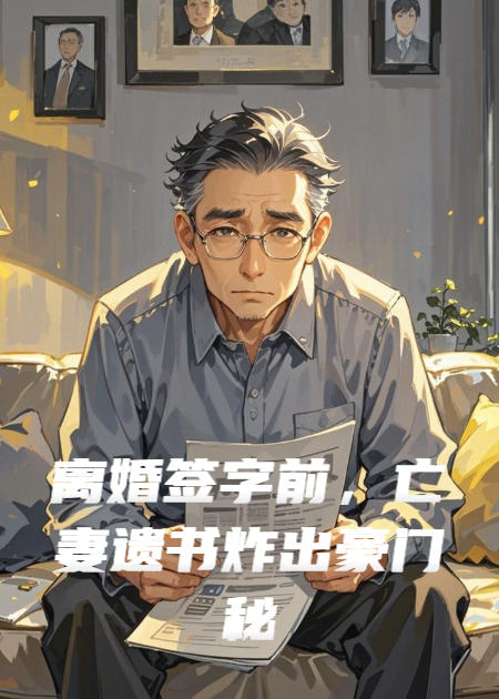 离婚签字前，亡妻遗书炸出豪门秘辛