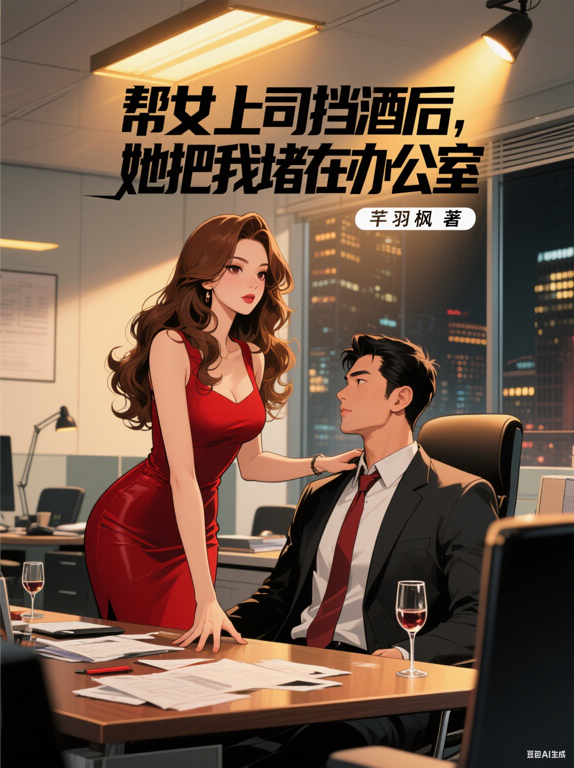 帮女上司挡酒后，她把我堵在办公室