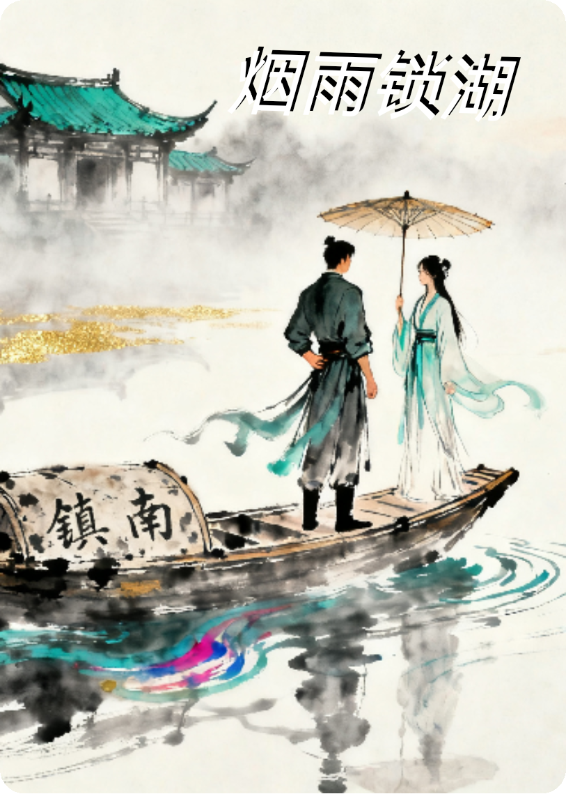 烟雨锁湖