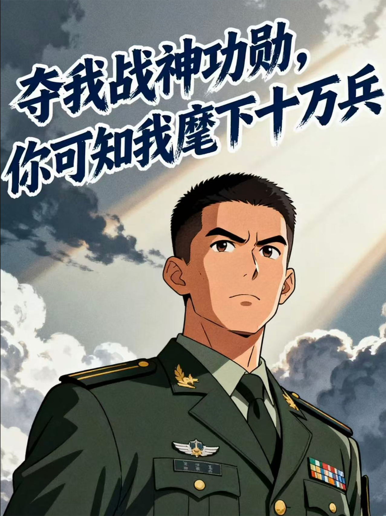 夺我战神功勋，你可知我麾下十万兵