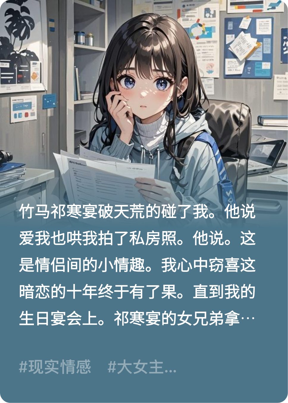 男友拿私房照威胁我后，却后悔了