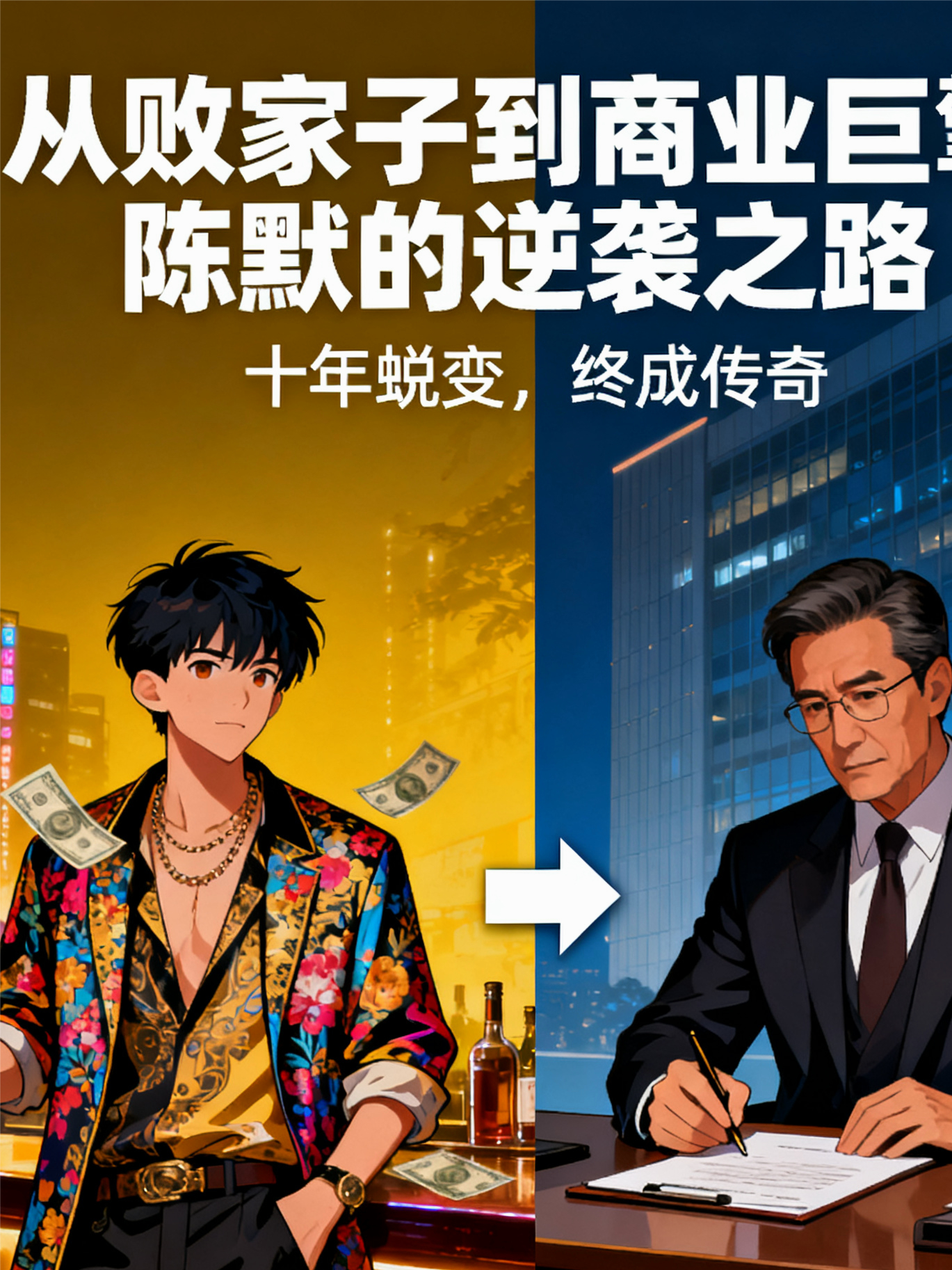 从败家子到商业巨擎：陈默的逆袭之路