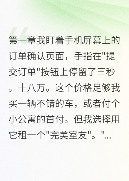 包月男友竟然劈腿