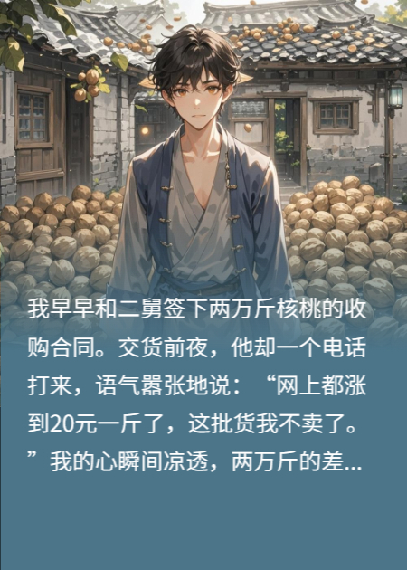二舅毁约核桃涨价，十天后他跪求上门
