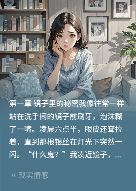 我靠，有根白毛！