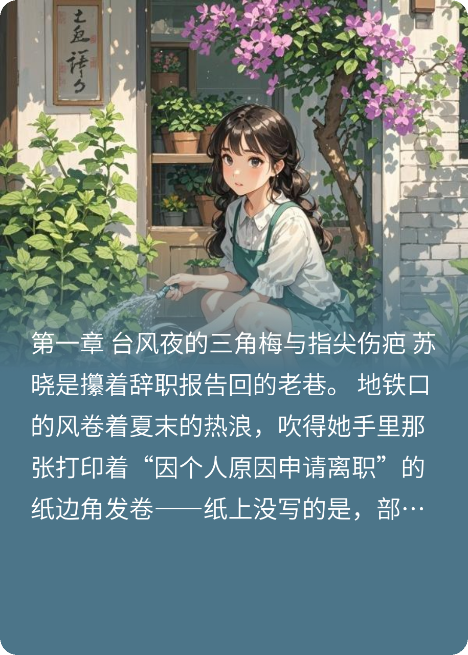 花坊成草木聊天室：薄荷说奶茶店废水泡烂它的根