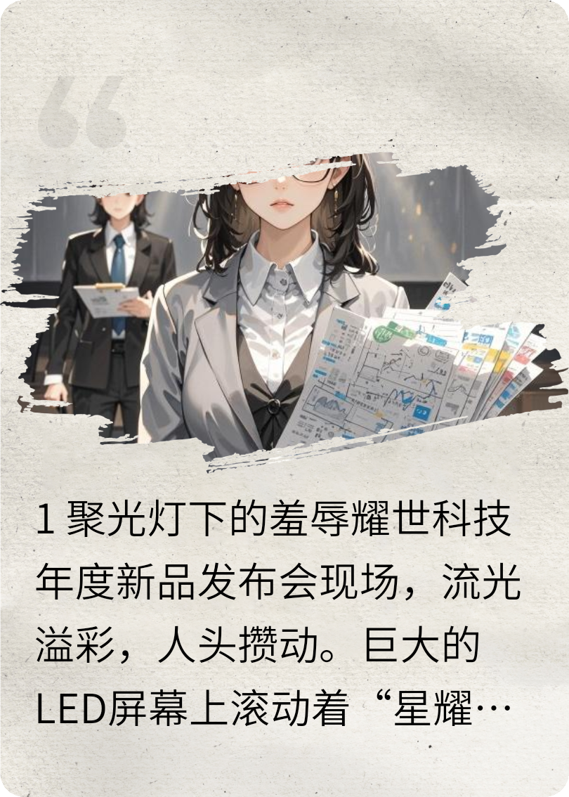 发布会现场，我撕了顶头上司的假面具