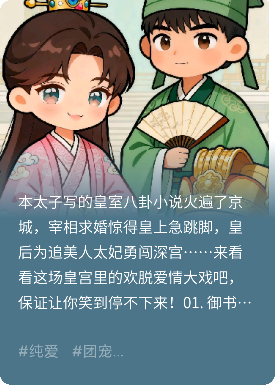 太子写的皇宫八卦小说爆火了
