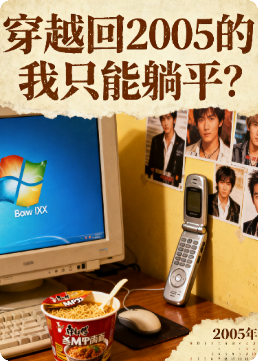 穿越回2005的我只能躺平？